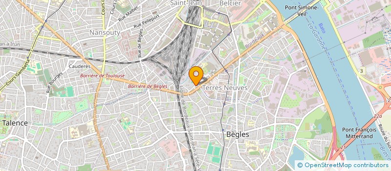 localisation de l'entreprise AMAURY BLANDIN DE CHALAIN à BEGLES