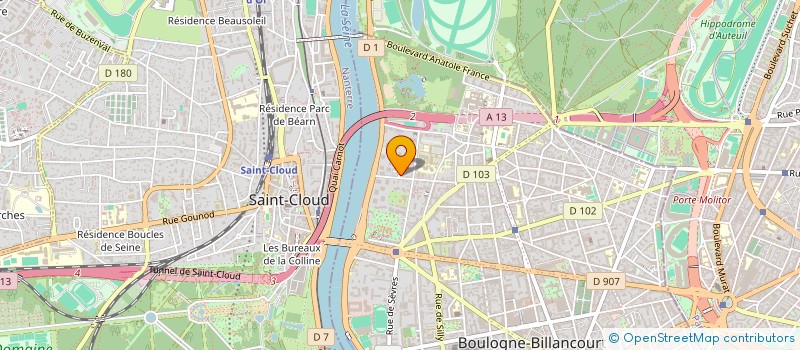 localisation de l'entreprise AMAURY ELOY PARTICIPATION à BOULOGNE-BILLANCOURT