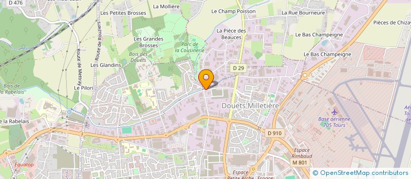 localisation de l'entreprise AMAURY PRODUCTION  TOURS