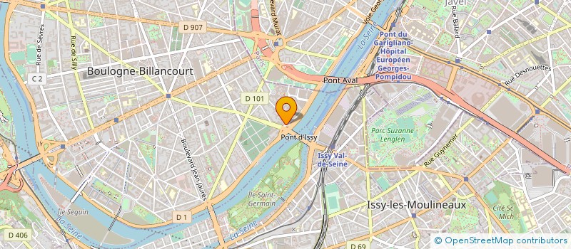 localisation de l'entreprise AMAURY SERVICES  BOULOGNE-BILLANCOURT