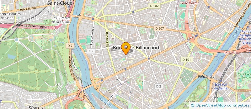localisation de l'entreprise AMAUS  BOULOGNE-BILLANCOURT