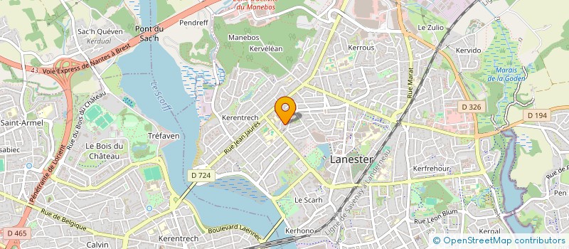 localisation de l'entreprise AMAUTIC  LANESTER