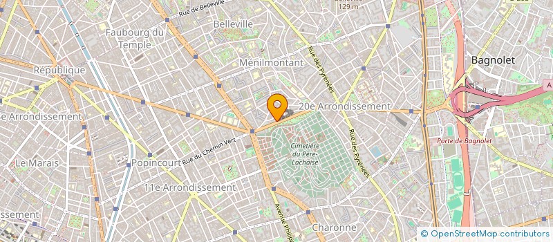 localisation de l'entreprise AMAVI à PARIS