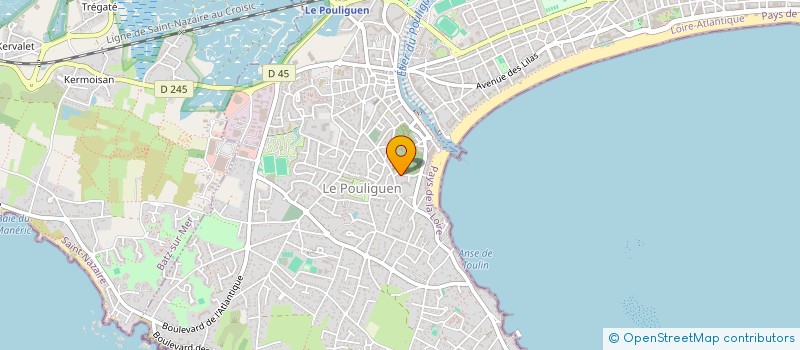 localisation de l'entreprise AMAVIGALE  LE POULIGUEN