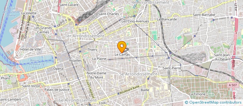 localisation de l'entreprise AMAVRI SUD à MARSEILLE