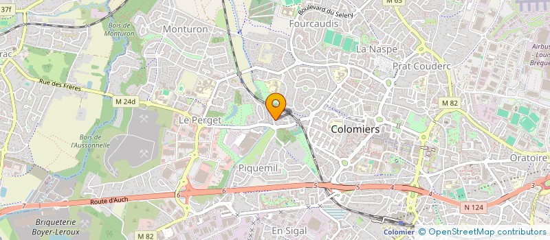 localisation de l'entreprise AMAVU à COLOMIERS