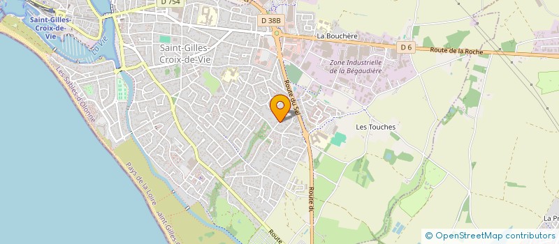 localisation de l'entreprise AMAX à SAINT-GILLES-CROIX-DE-VIE