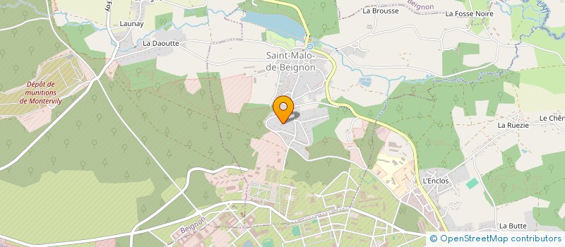 localisation de l'entreprise AMAX  SAINT-MALO-DE-BEIGNON