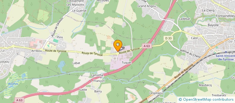 localisation de l'entreprise AMAYA  PEY