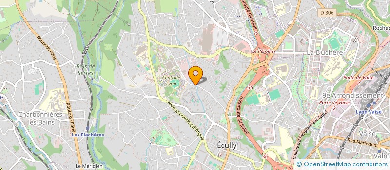 localisation de l'entreprise AMAYA  ECULLY