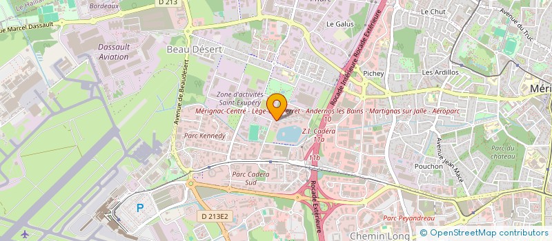 localisation de l'entreprise AMAYA DEVELOPPEMENT  MERIGNAC