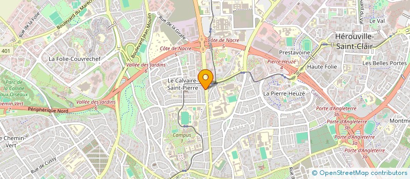 localisation de l'entreprise AMAYA IMMOBILIER à CAEN
