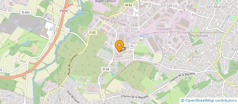 localisation de l'entreprise AMAYA TEINTE à VILLENEUVE-TOLOSANE