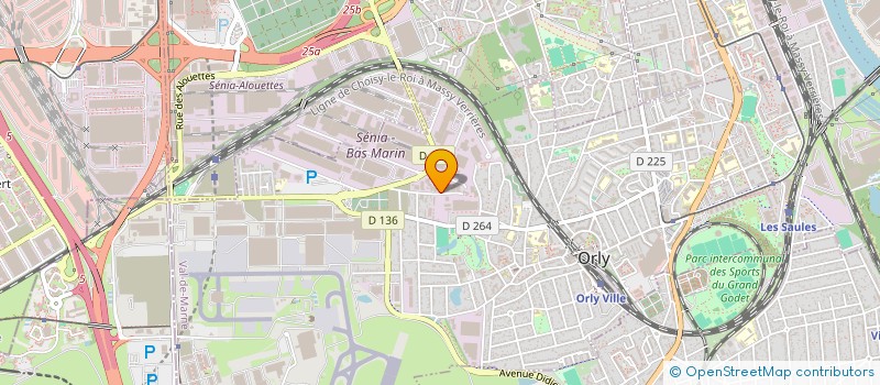 localisation de l'entreprise AMAYAS TRANSPORTS à ORLY