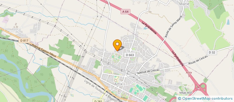 localisation de l'entreprise AMAYRA EN PAYS DE LACQ à ARTIX