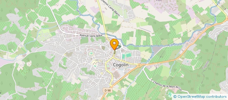 localisation de l'entreprise AMAZELIA à COGOLIN