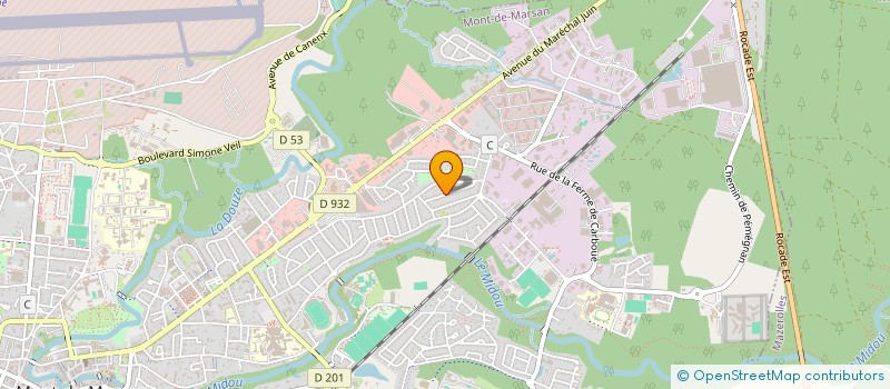 localisation de l'entreprise AMAZIA  MONT-DE-MARSAN