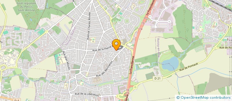 localisation de l'entreprise AMAZIDEAS à PONTAULT-COMBAULT