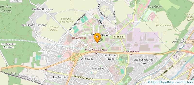 localisation de l'entreprise AMAZIGH à DREUX