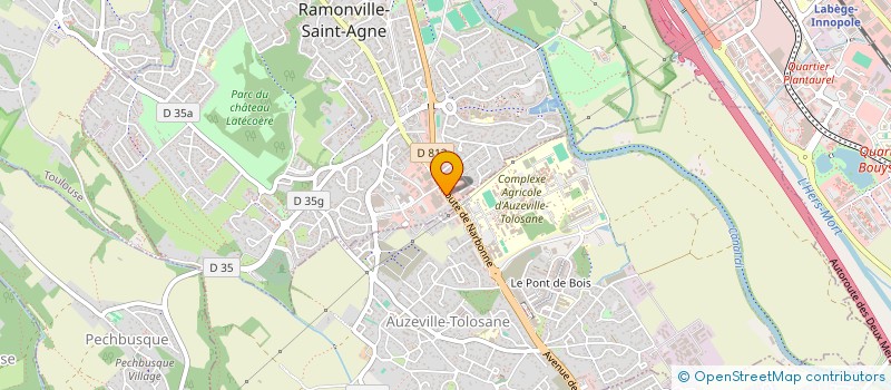 localisation de l'entreprise AMAZIGH à RAMONVILLE-SAINT-AGNE