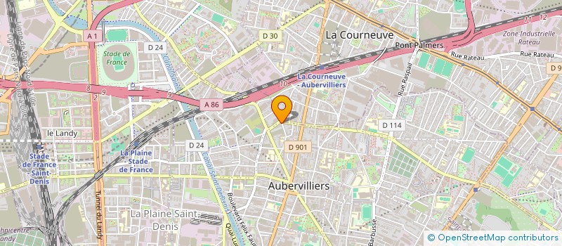 localisation de l'entreprise AMAZIGH à AUBERVILLIERS