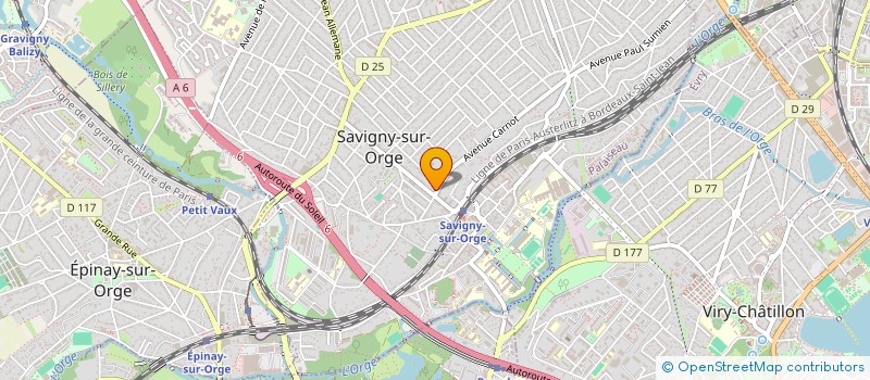 localisation de l'entreprise AMAZIGH COIFFURE à SAVIGNY-SUR-ORGE