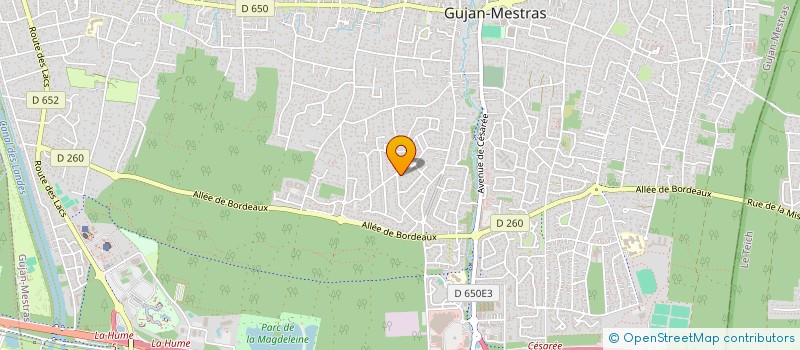 localisation de l'entreprise AMAZIGH SARRAT  GUJAN-MESTRAS