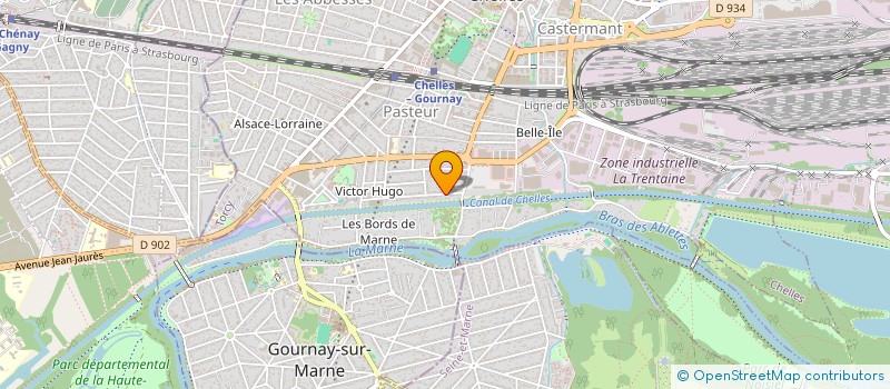 localisation de l'entreprise AMAZILOC  CHELLES