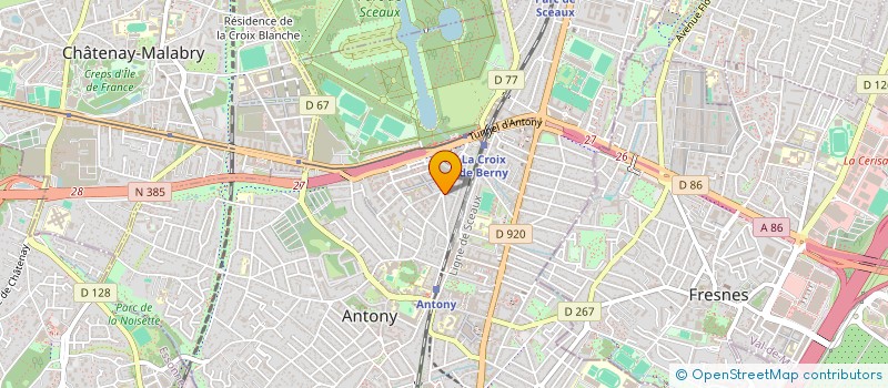 localisation de l'entreprise AMAZINE à ANTONY