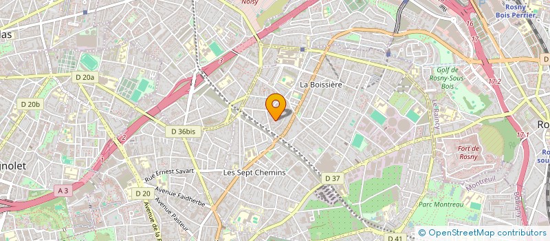 localisation de l'entreprise AMAZING EVENT à MONTREUIL