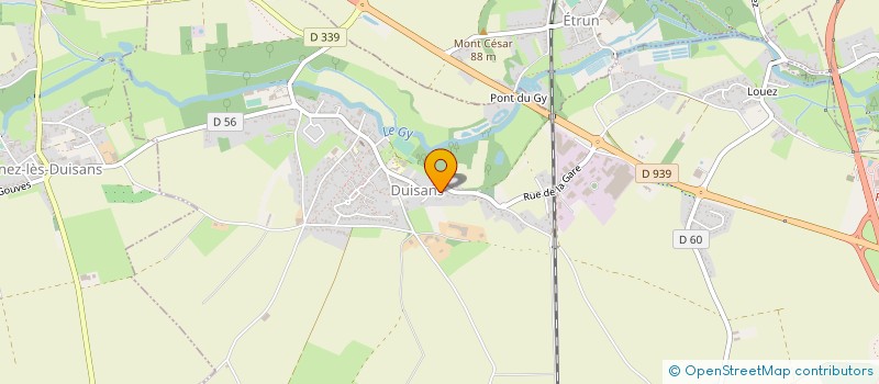 localisation de l'entreprise AMAZING LODGE  DUISANS