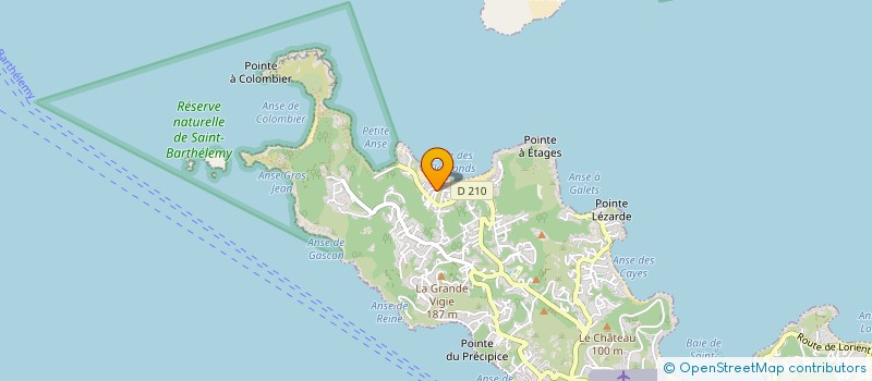 localisation de l'entreprise AMAZING ST BARTH REAL ESTATE à SAINT BARTHELEMY