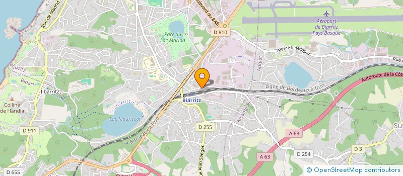 localisation de l'entreprise AMAZIR  BIARRITZ