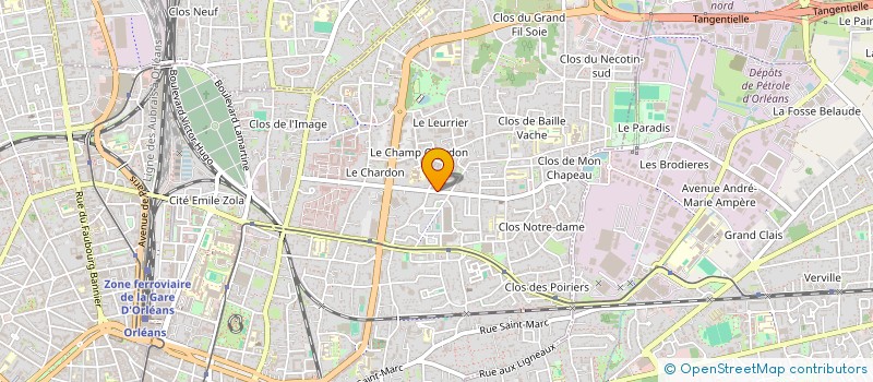 localisation de l'entreprise AMAZON AMBULANCES à ORLEANS