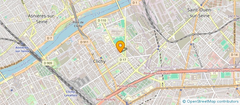 localisation de l'entreprise AMAZON ONLINE FRANCE SAS à CLICHY