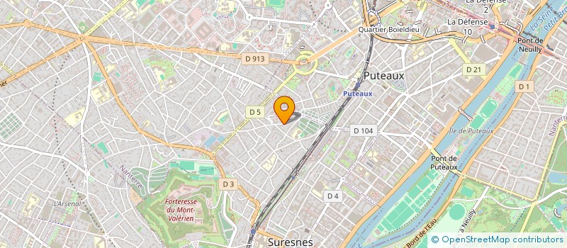 localisation de l'entreprise AMAZONE à SURESNES