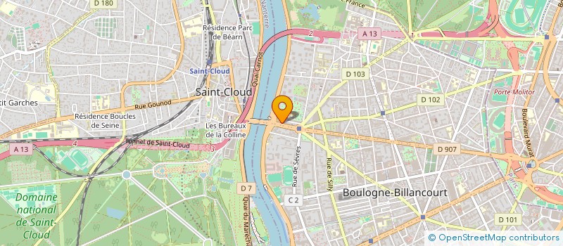 localisation de l'entreprise AMAZONE à BOULOGNE-BILLANCOURT