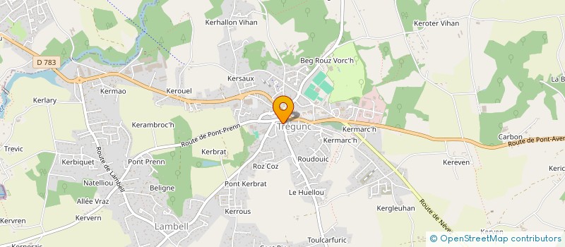 localisation de l'entreprise AMAZONE à TREGUNC
