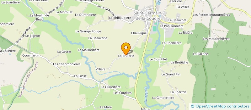 localisation de l'entreprise AMAZONE à SAINT-GERMAIN-DE-LA-COUDRE