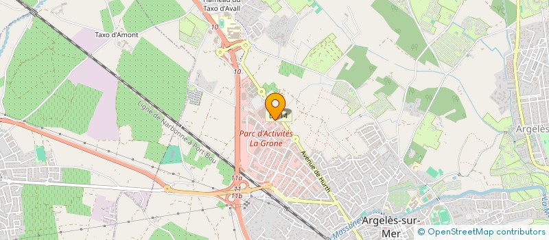 localisation de l'entreprise AMAZONE à ARGELES-SUR-MER