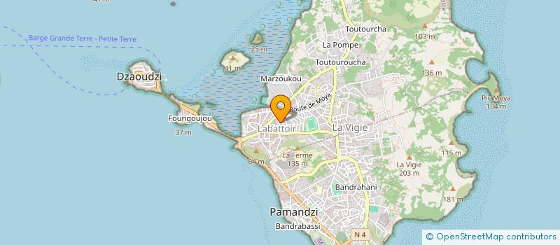 localisation de l'entreprise AMAZONE à DZAOUDZI
