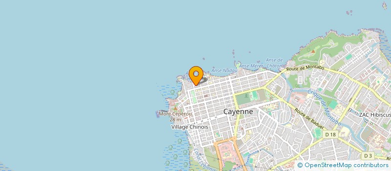 localisation de l'entreprise AMAZONE EVENEMENTS à CAYENNE