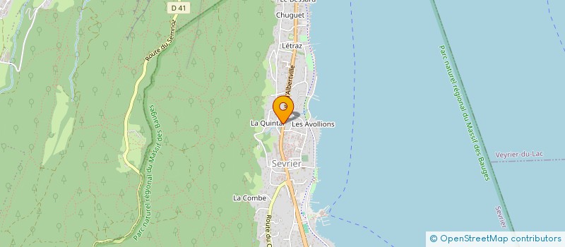 localisation de l'entreprise AMAZONE RIVE OUEST à SEVRIER