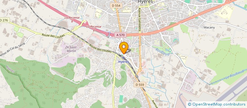 localisation de l'entreprise AMAZONES à HYERES