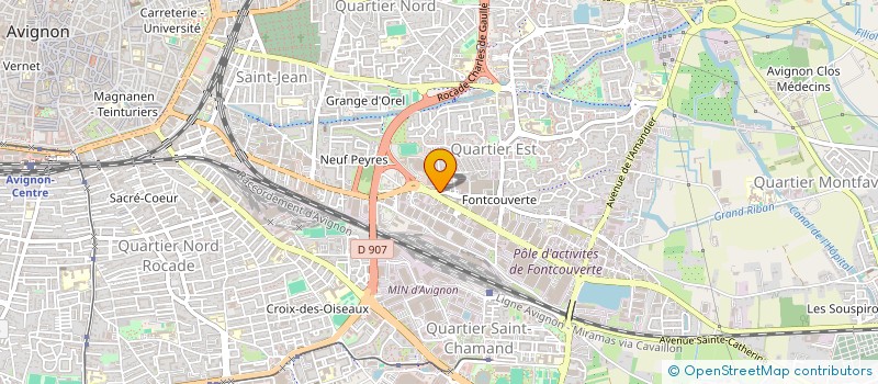 localisation de l'entreprise AMAZONES CHEERLEADING à AVIGNON