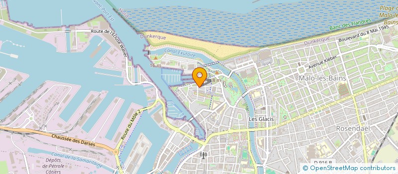 localisation de l'entreprise AMAZONES DANSE à DUNKERQUE