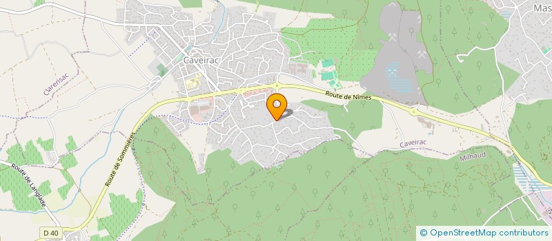 localisation de l'entreprise AMAZONES IMMOBILIER  CAVEIRAC