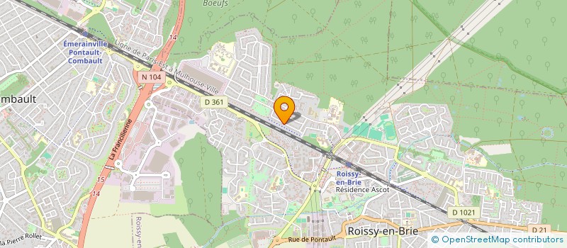 localisation de l'entreprise AMAZONES PARIS  ROISSY-EN-BRIE