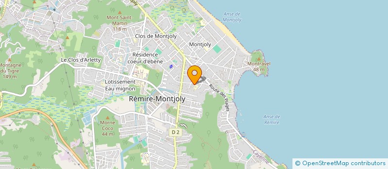 localisation de l'entreprise AMAZONETECH  REMIRE MONTJOLY