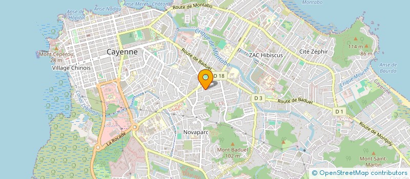 localisation de l'entreprise AMAZONIA CAPITAL  CAYENNE